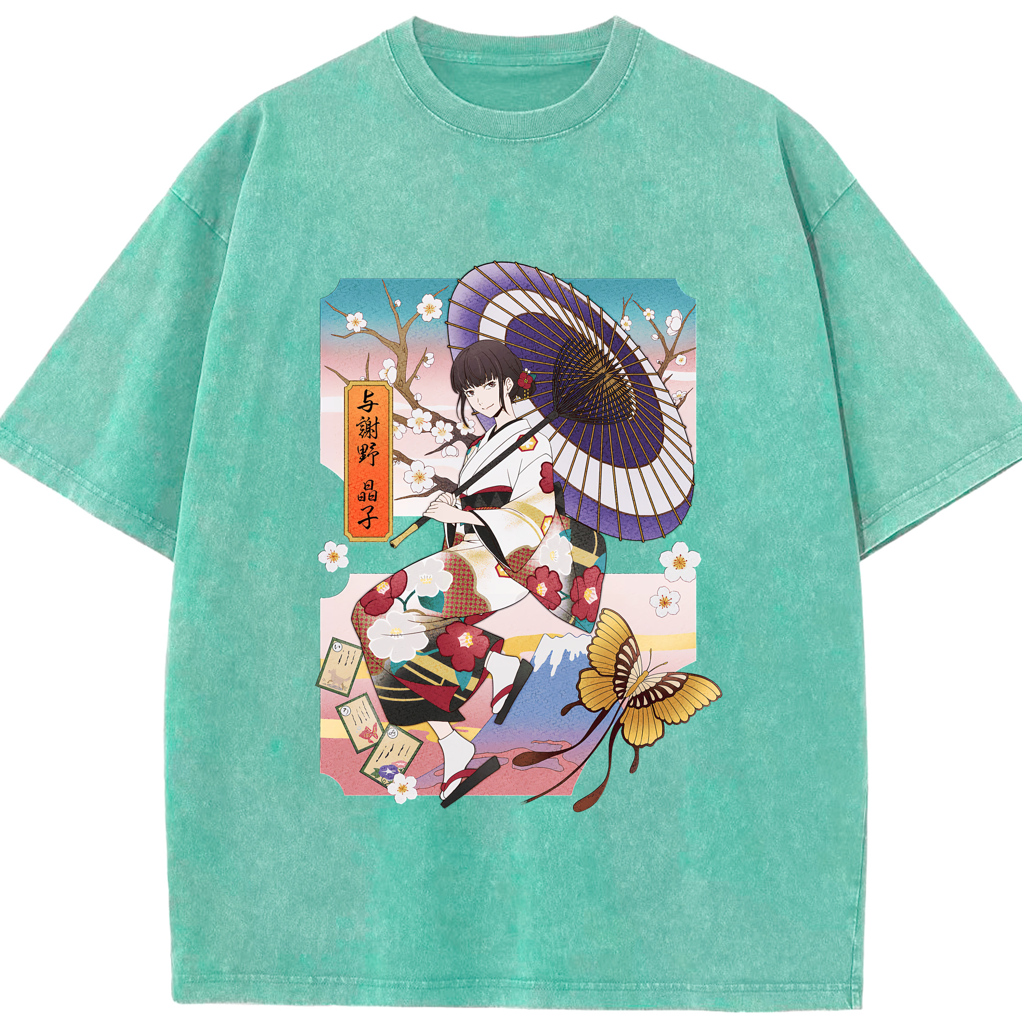 （画像用） 文豪ストレイドッグス Bungo Stray Dogs 綿100% ヴィンテージ風 半袖Tシャツ（フロントプリント）